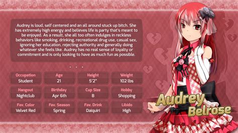 huniepop audrey|HuniePop Ultimate CheatSheet